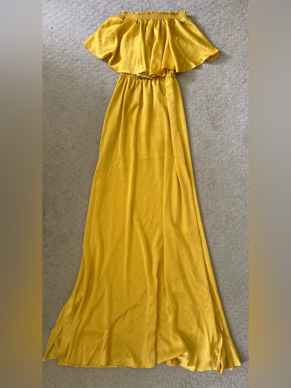 Show Me Your Mumu yellow Hacienda dress, XS.